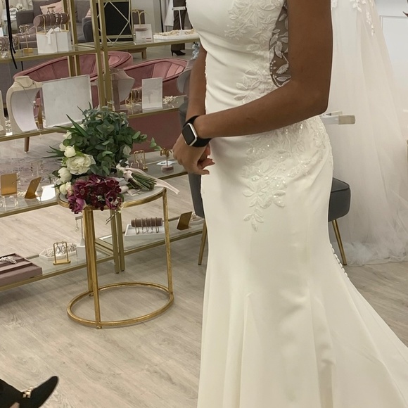 Brand new fit and flare Wedding dress - Picture 4 of 7